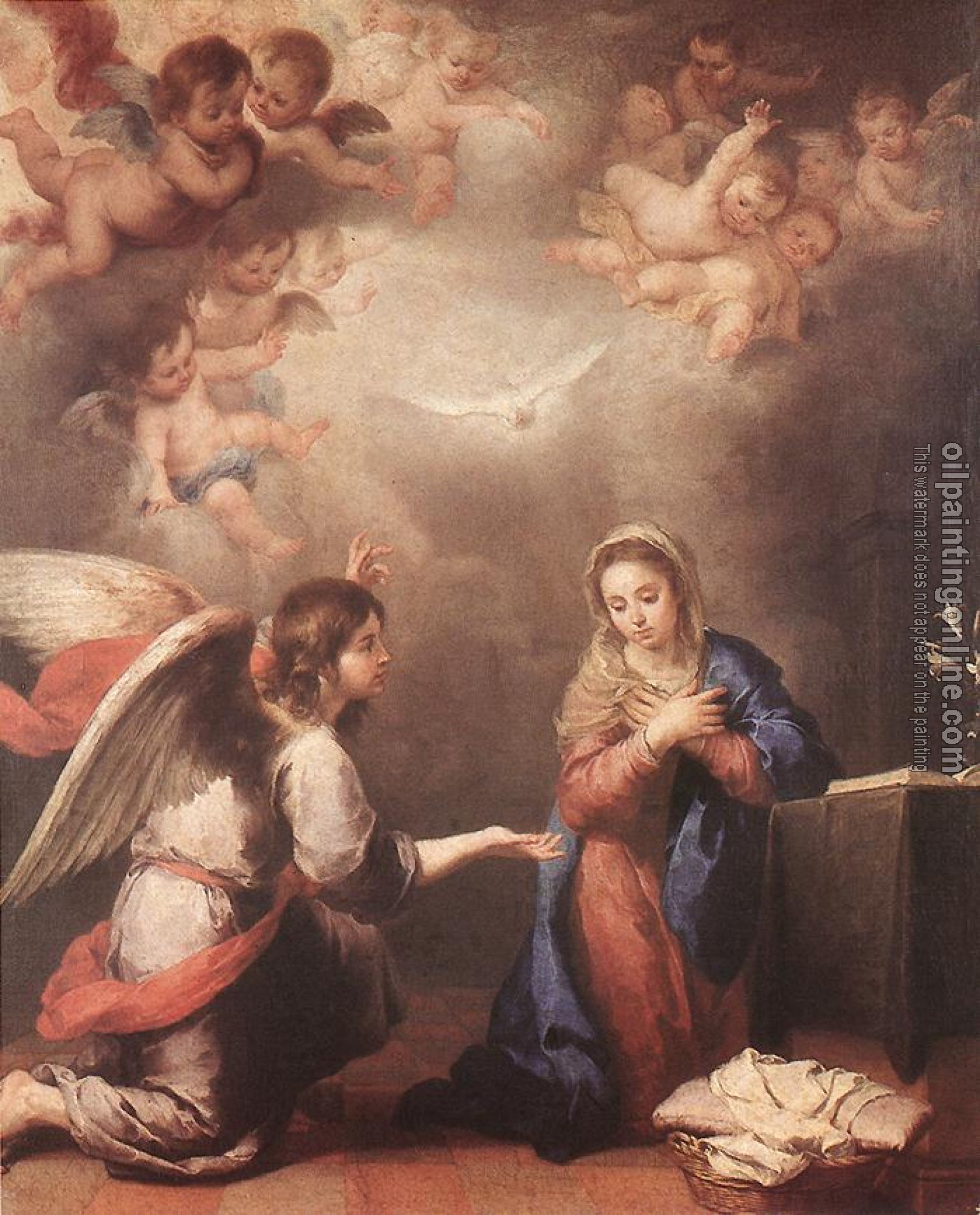 Murillo, Bartolome Esteban - Annunciation